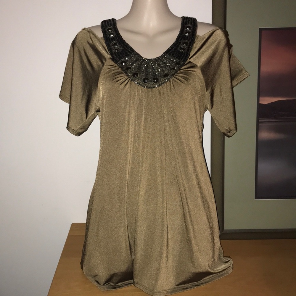 Bebe Sz L Made in U.S.A. Top NWT